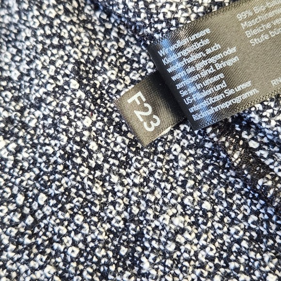 Eileen Fisher 1X Gray Tweed Zip Front Stand Collar Jacket Coat - Picture 12 of 12